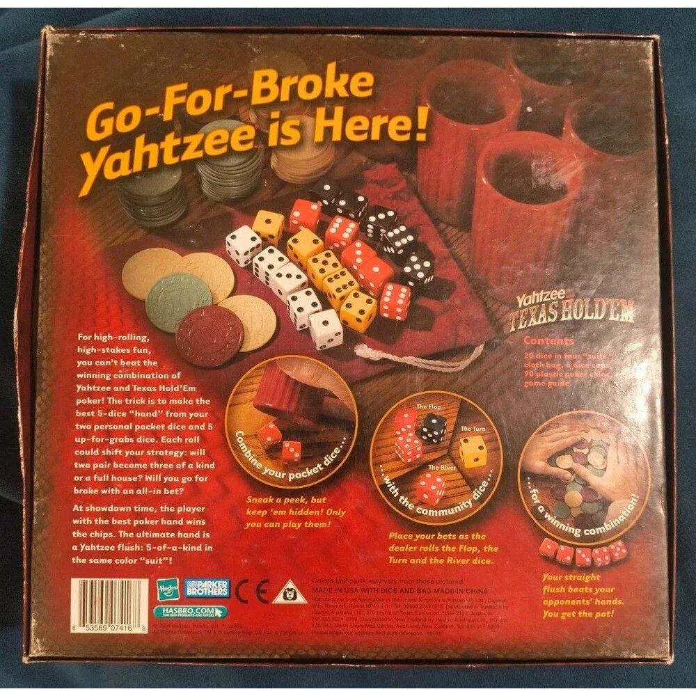 Parker Brothers instruction booklet